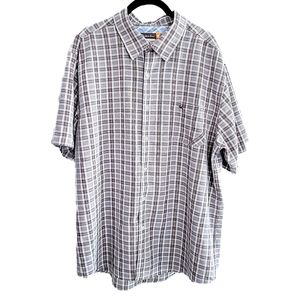 Men's Quiksilver Plaid Button Down Size XL
